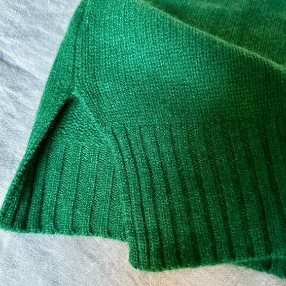Zadig & Voltaire Forest Green Alma Cashmere Sweater Size S - Picture 15 of 16
